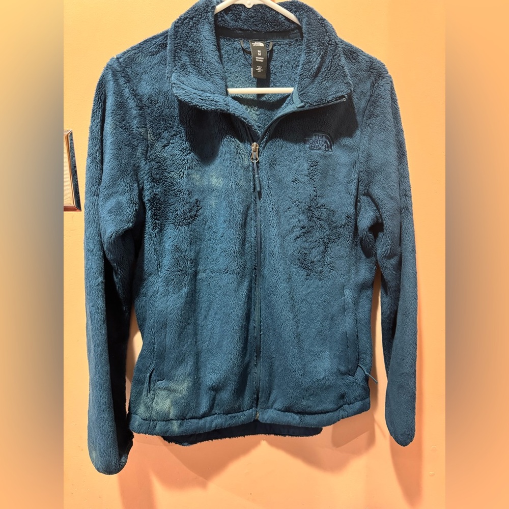 The North Face fuzzy sweater